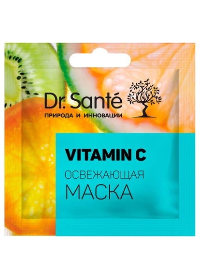 Ультразволожуюча і освіжаюча маска з вітаміном С Vitamin C Dr. Sante (250116194)