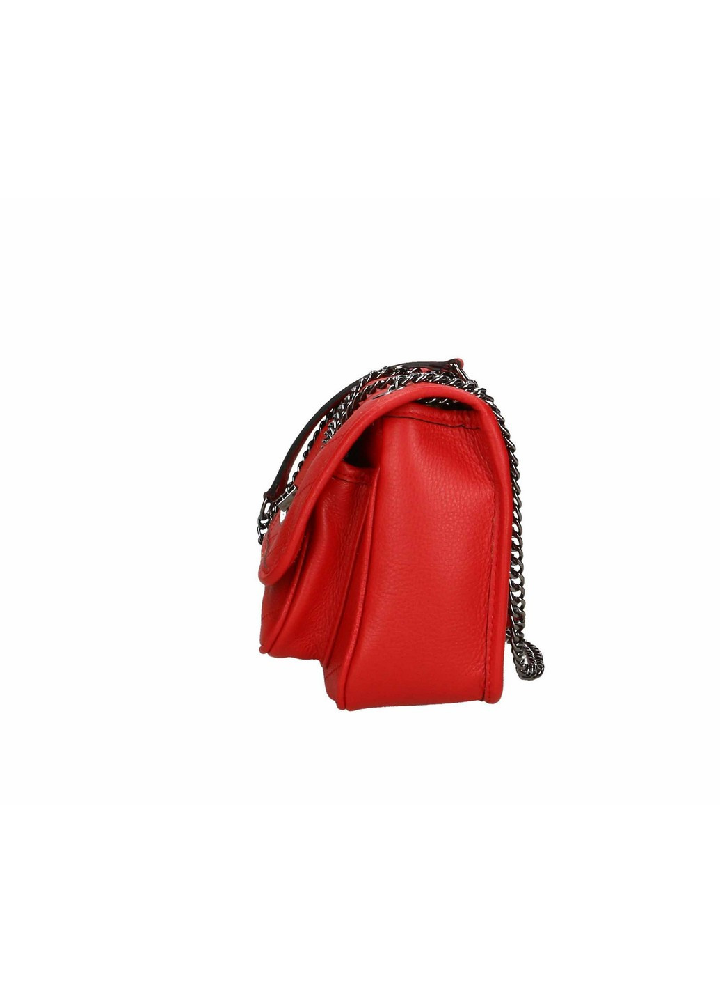 Сумка Italian Bags однотонная красная кэжуал