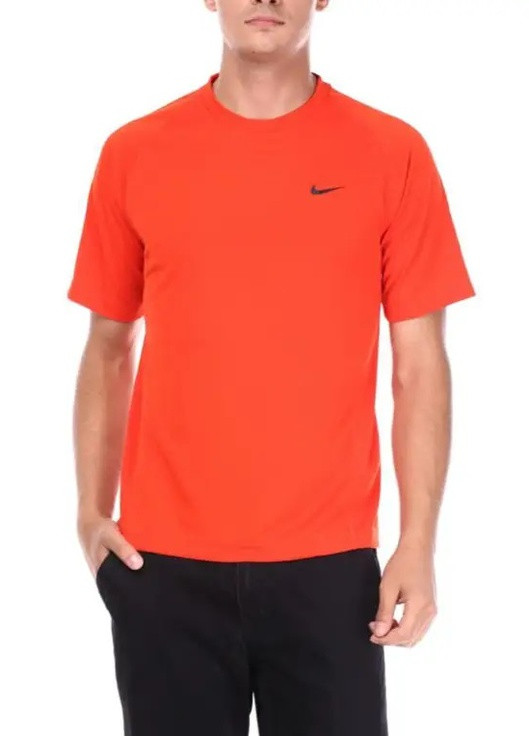 Оранжевая футболка мужская Nike