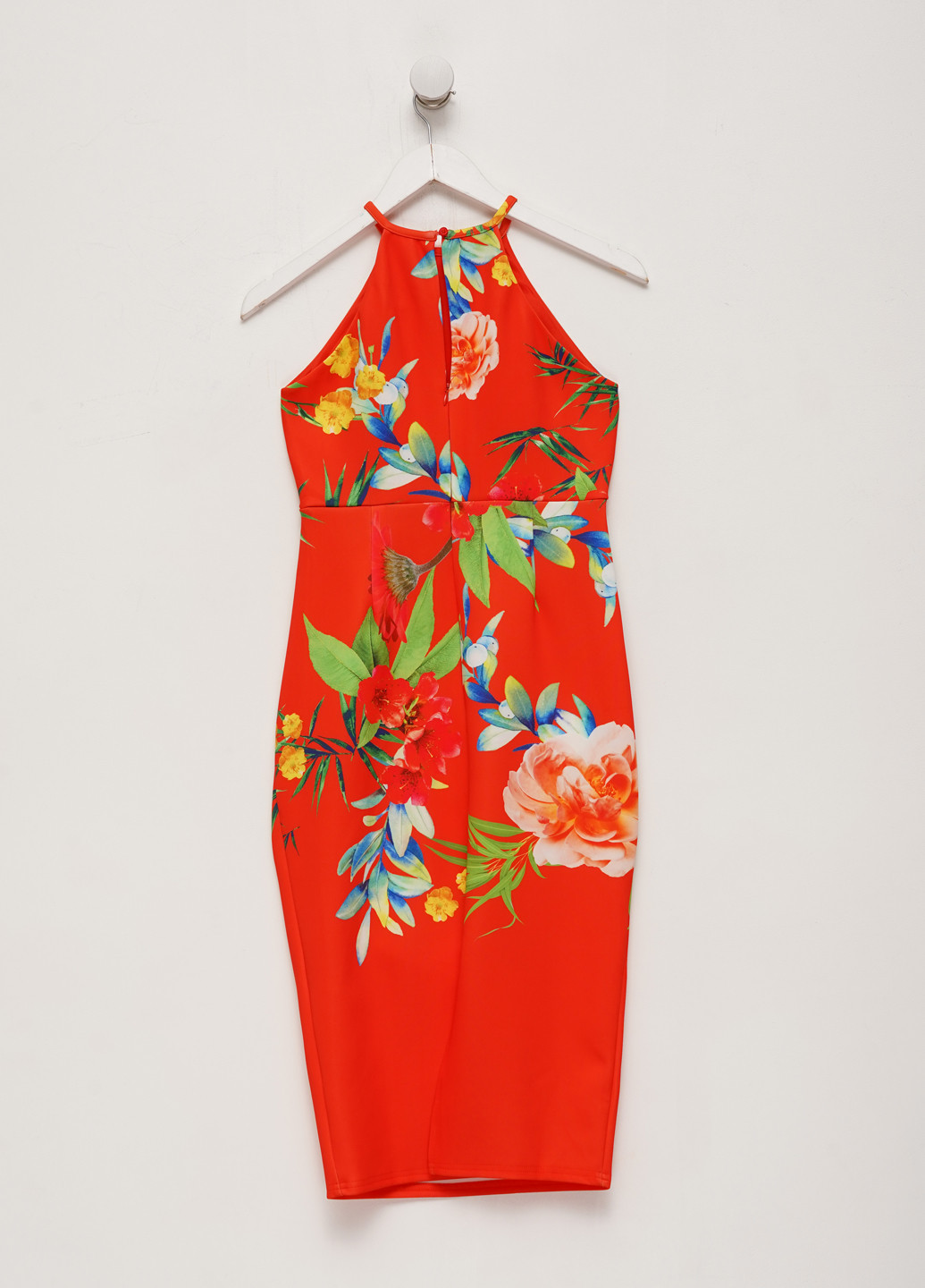 Красное кэжуал платье для беременных True Violet с цветочным принтом