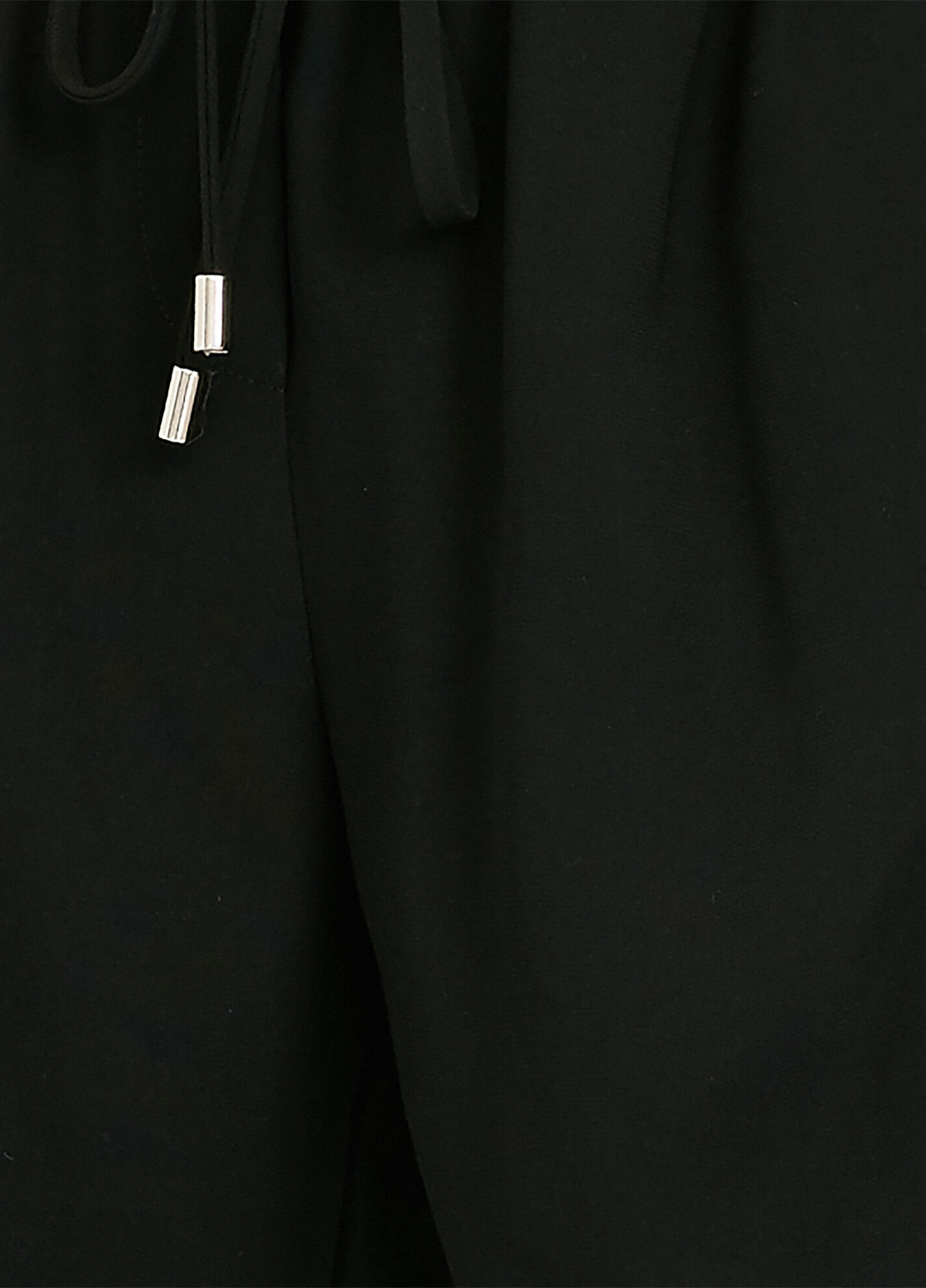 Черные кэжуал демисезонные прямые брюки KOTON