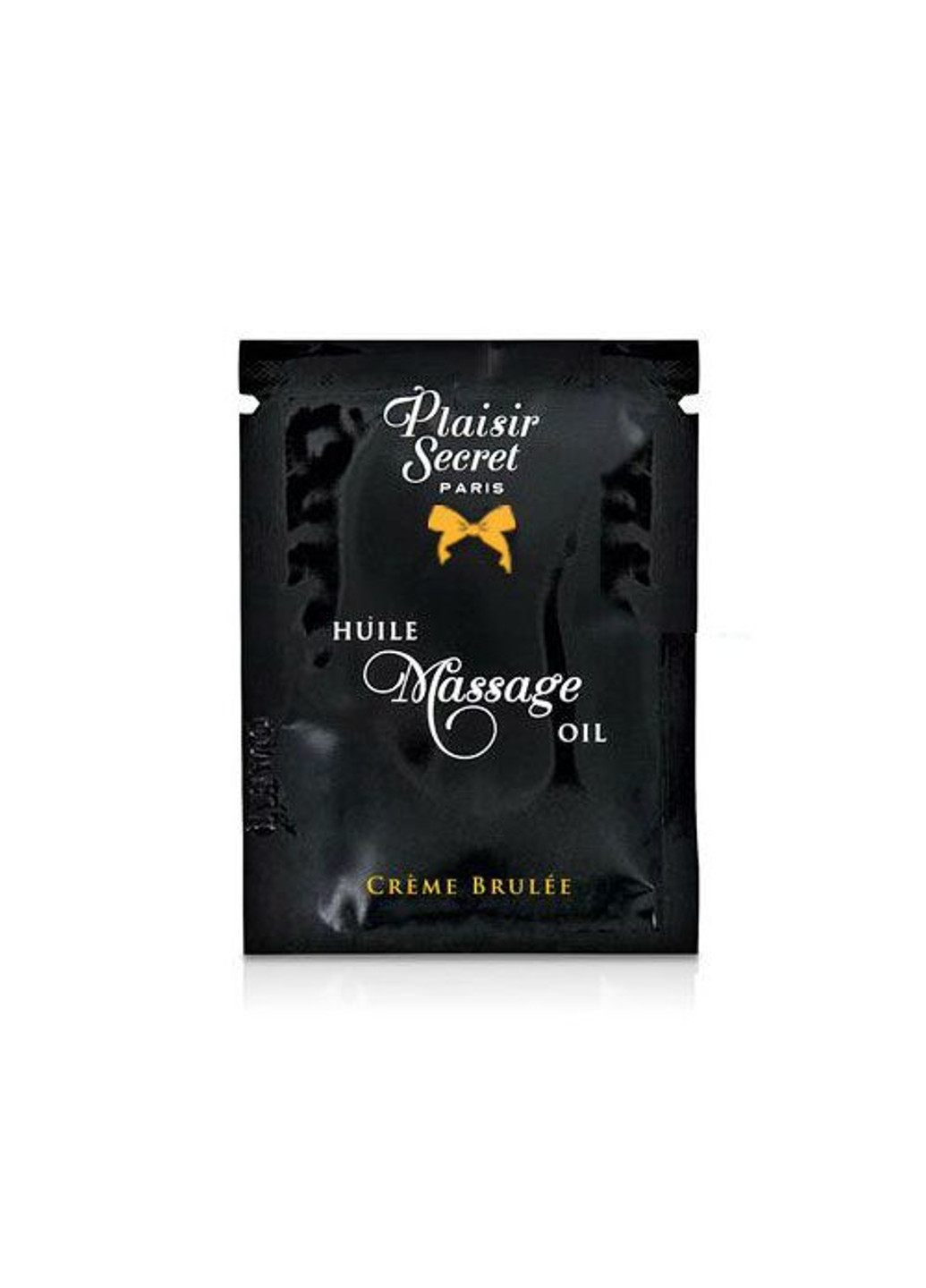 Пробник массажного масла Creme Brulee (3 мл) Plaisirs Secrets (252156191)