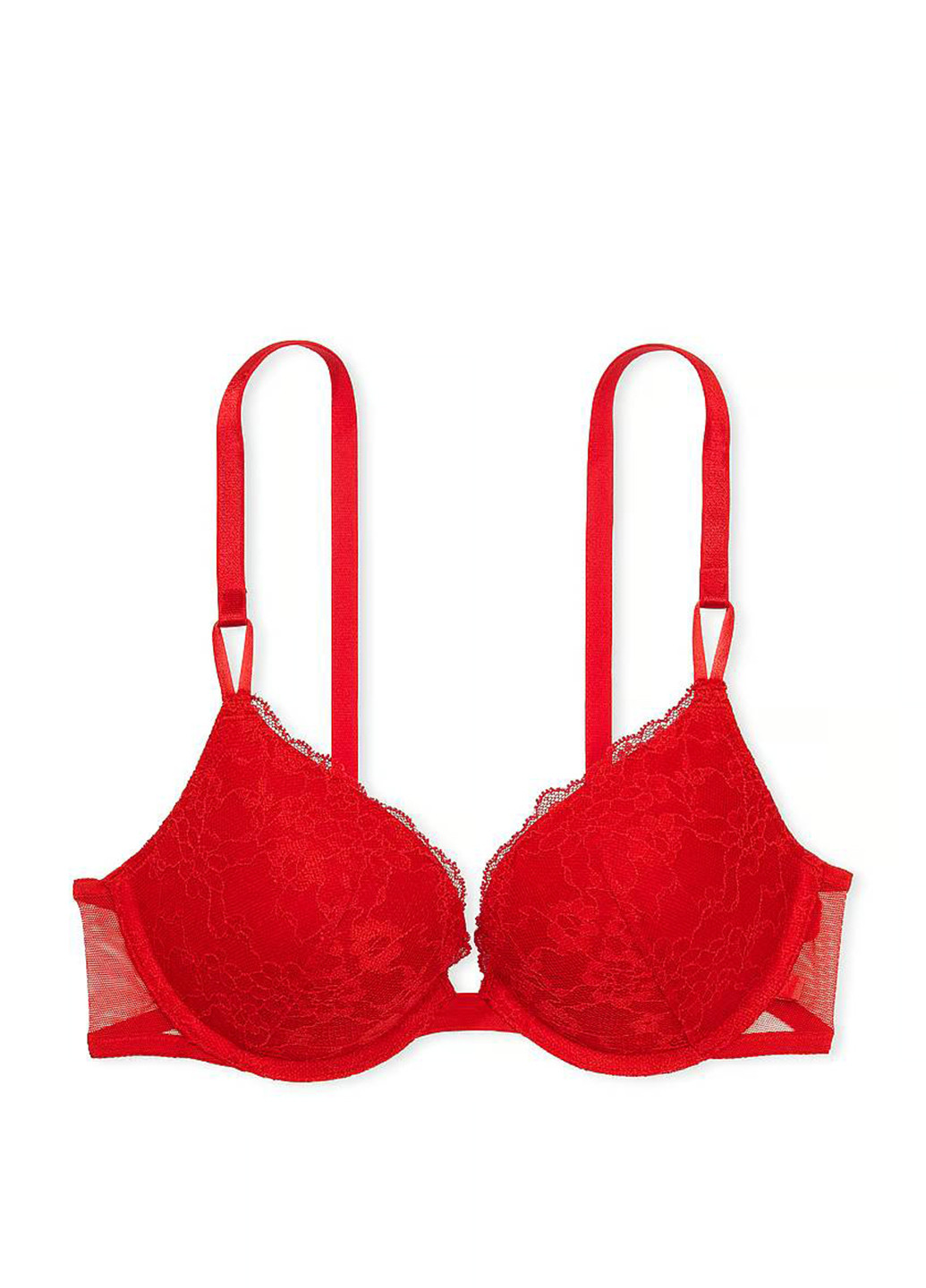 Красный демисезонный комплект (бюстгальтер, трусики) Victoria's Secret