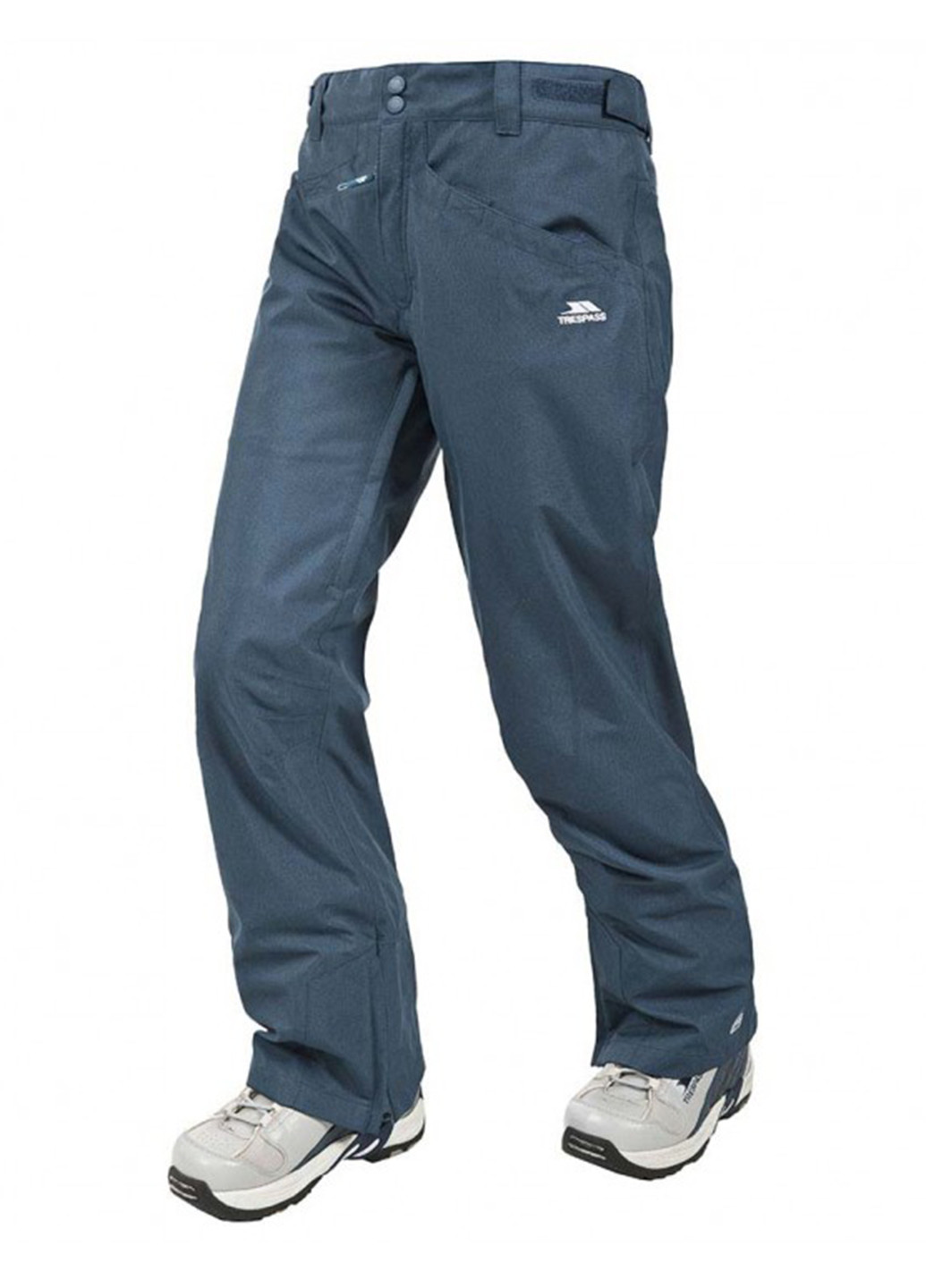 Синие спортивные демисезонные прямые брюки Trespass