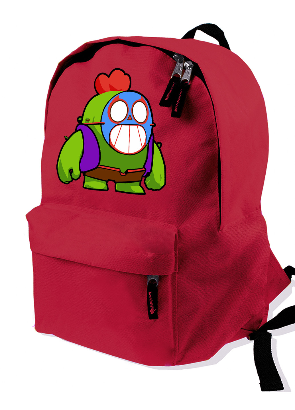 Детский рюкзак Спайк Бравл Старс значок Эль Примо (Spike Brawl Stars with Pin El Primo) (9263-2600) MobiPrint (217075160)