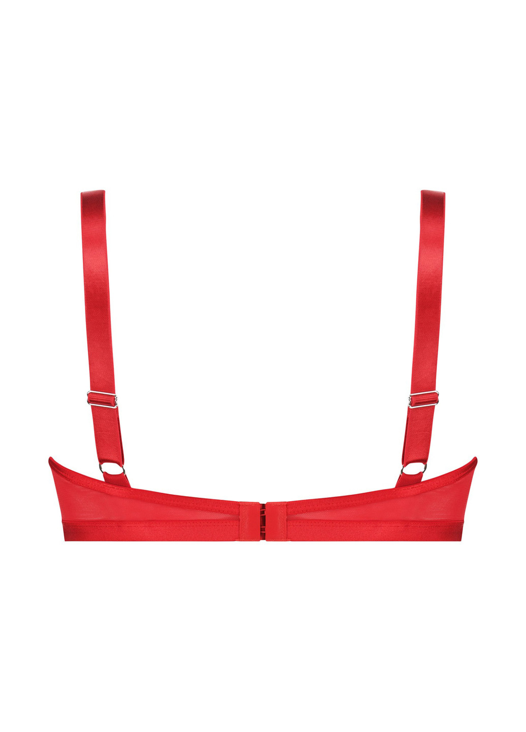 Красный топ бюстгальтер Hunkemoller с косточками кружево, полиамид
