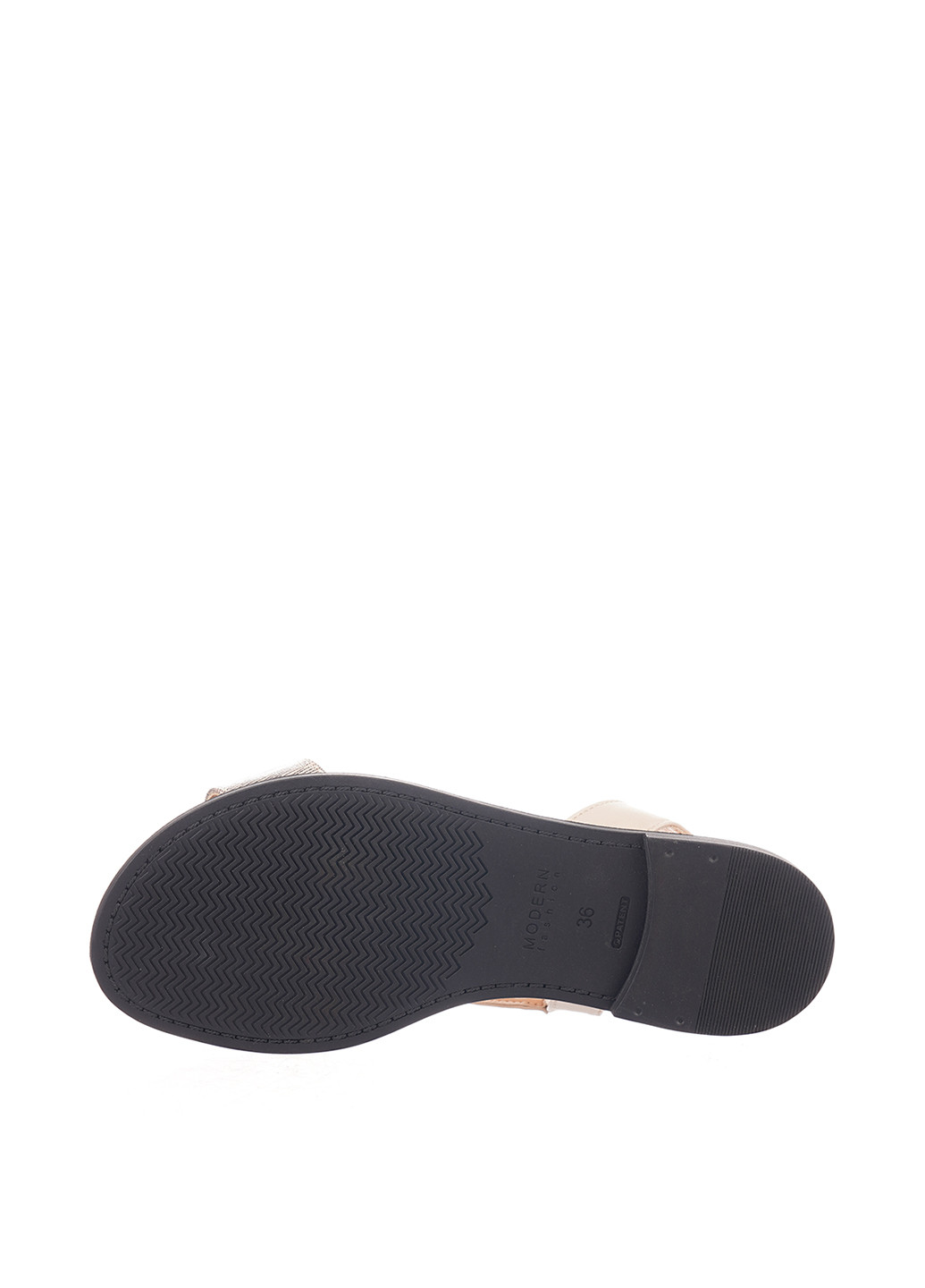 Бежевые босоножки No Brand без застежки с заклепками