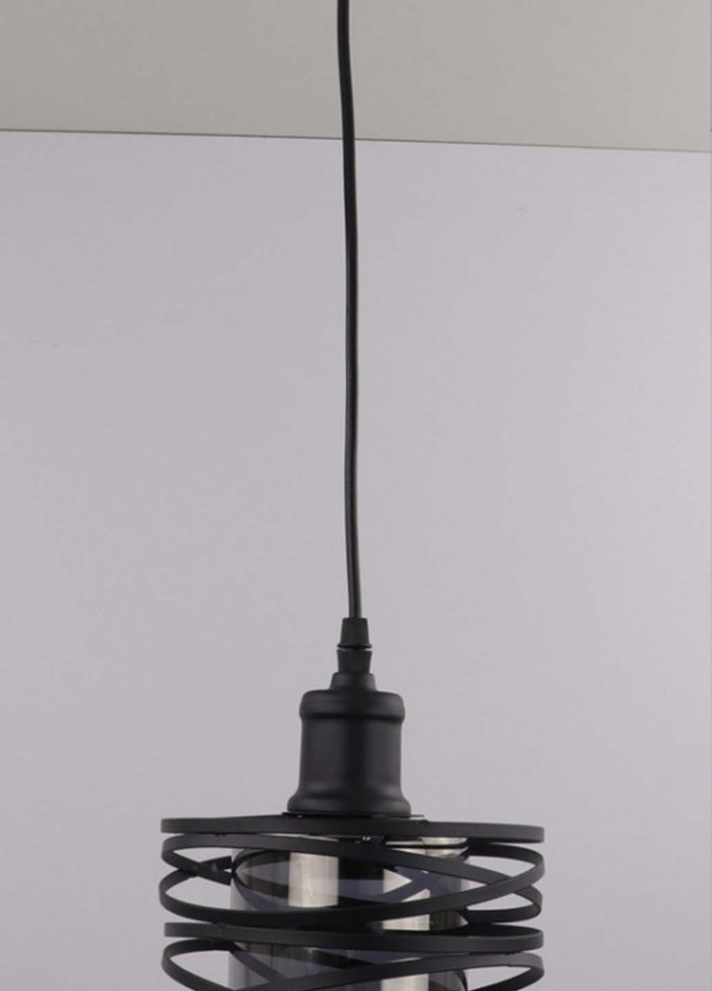 Люстра потолочная подвесная в стиле LOFT (лофт) 12333/1-gr Черный 35х16х16 см. Handmade (234537619)