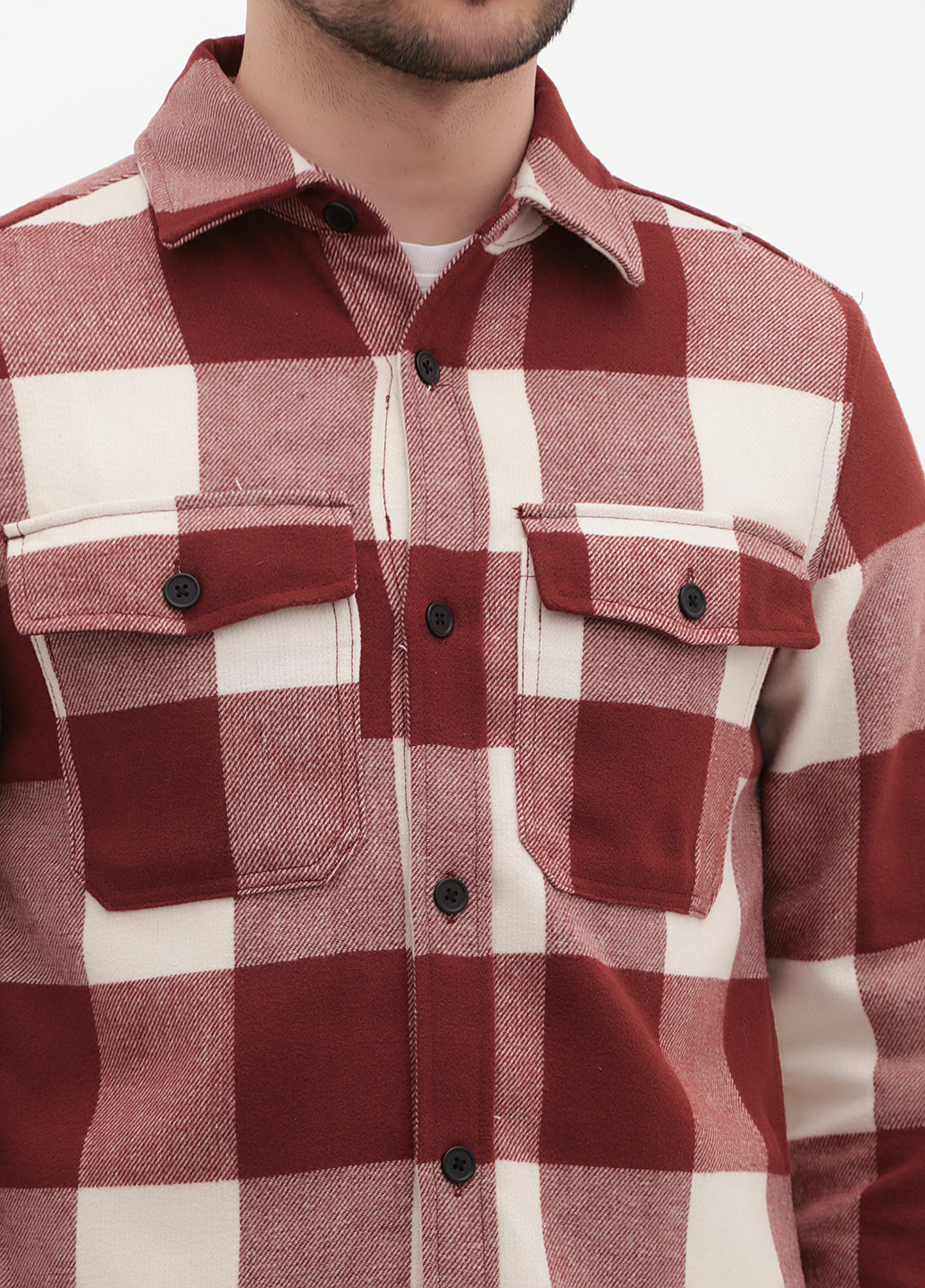 Цветная кэжуал рубашка в клетку H&M