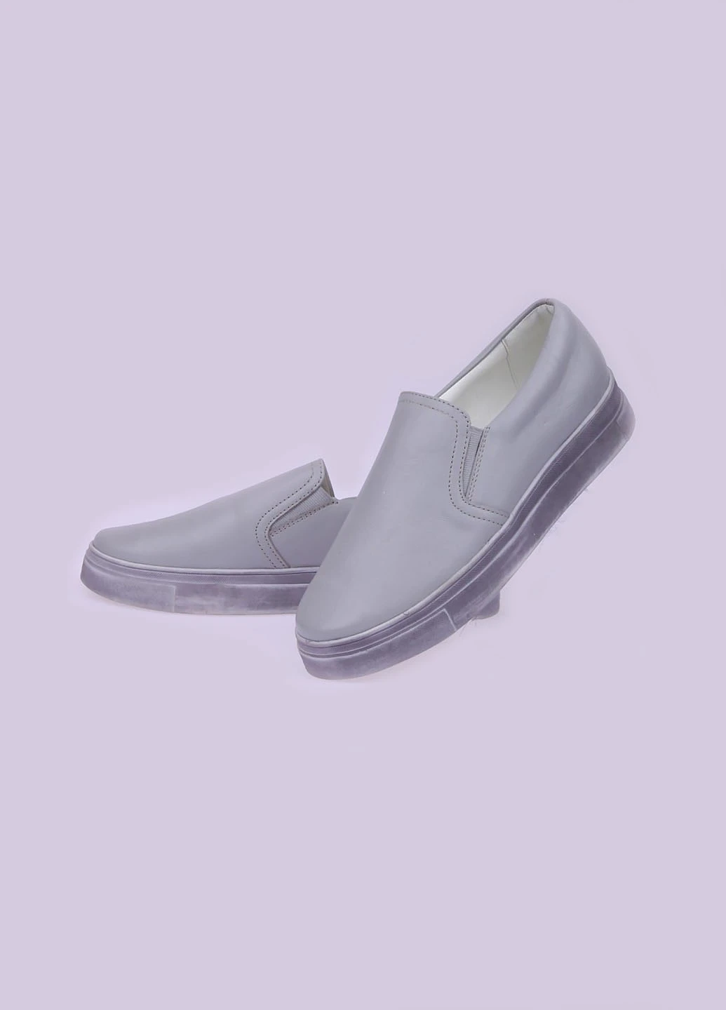 Серые слипоны Kluchini однотонные