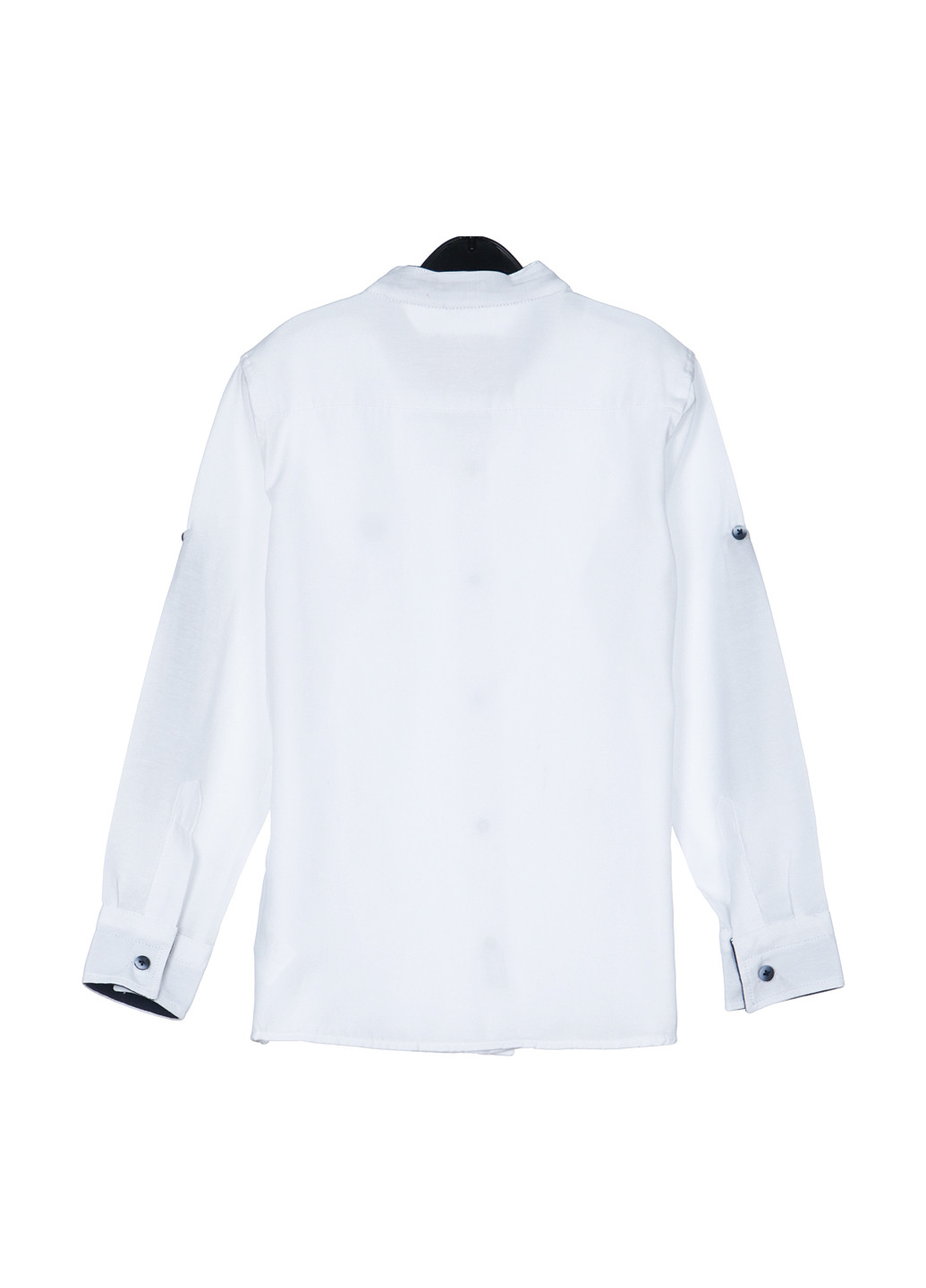 Сорочка E&H однотонна біла кежуал бавовна