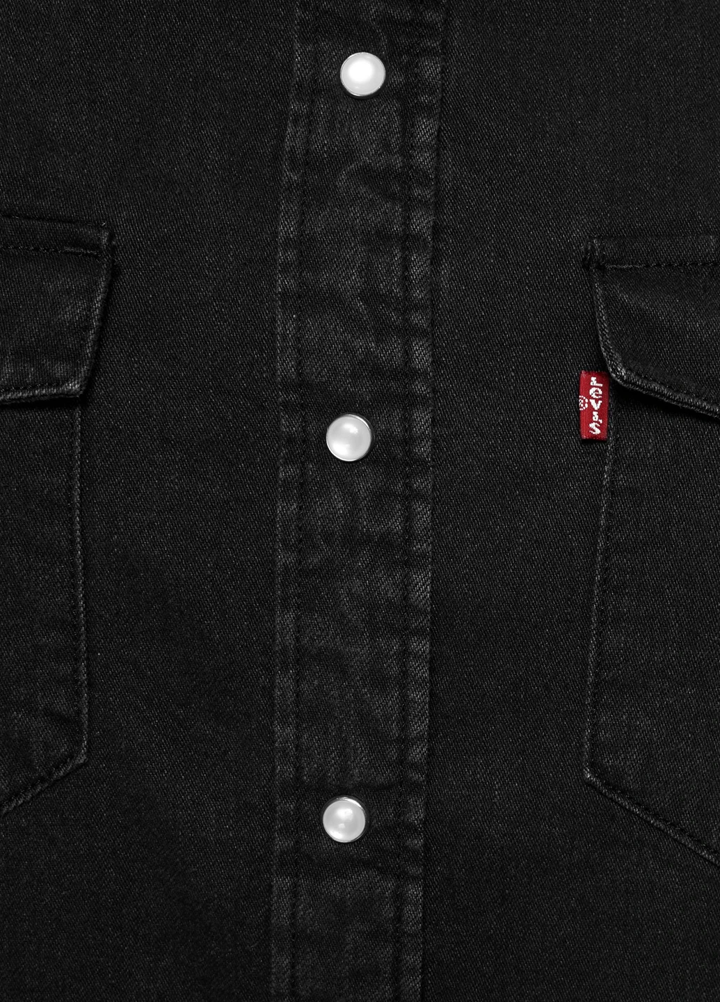 Черное джинсовое платье Levi's
