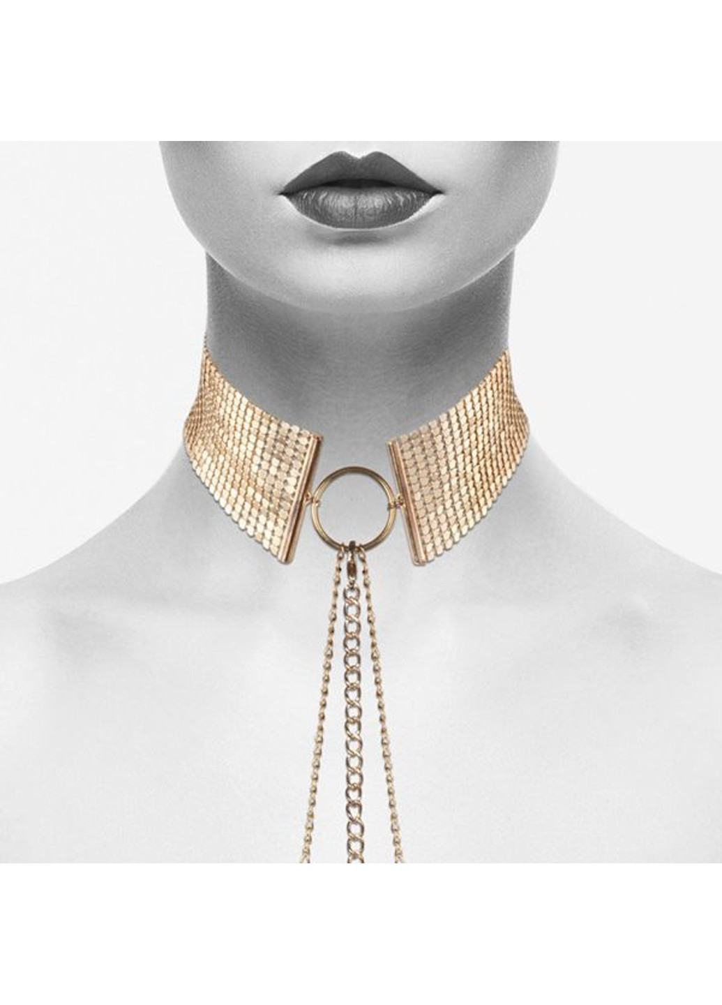 Ожерелье-воротник Desir Metallique Collar - Gold Bijoux Indiscrets (255247685)