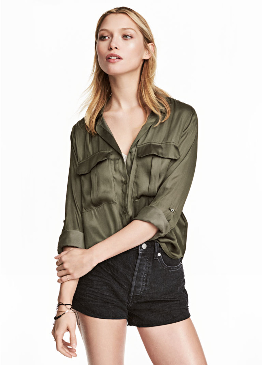 Гірчична блуза H&M