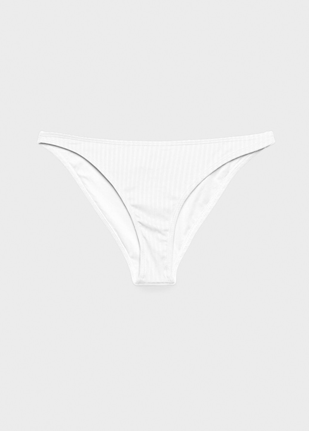 Белые купальные трусики-плавки однотонные Stradivarius