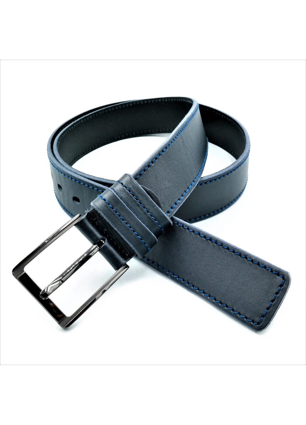 Чоловічий шкіряний ремінь 115-120х3,8 см Le-Mon (255709199)