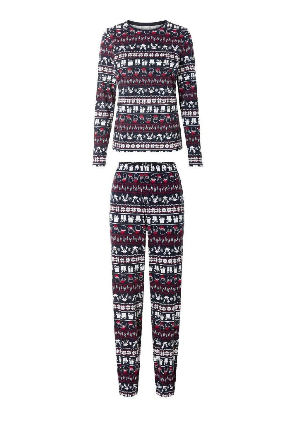 Комбінована всесезон піжама (лонгслів, штани) лонгслів + брюки Esmara