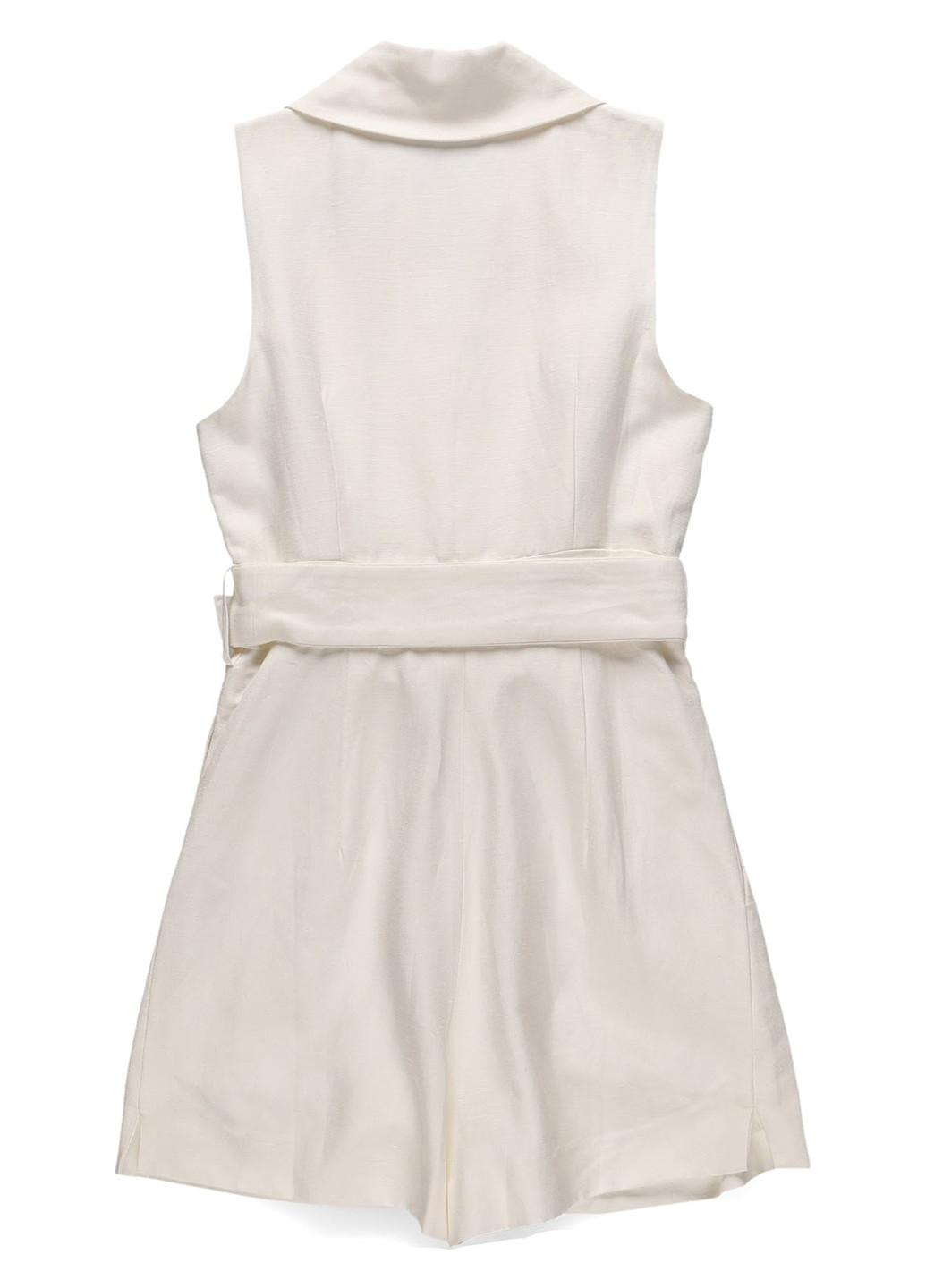 Комбінезон Forever New комбінезон-шорти однотонний молочний кежуал льон, віскоза