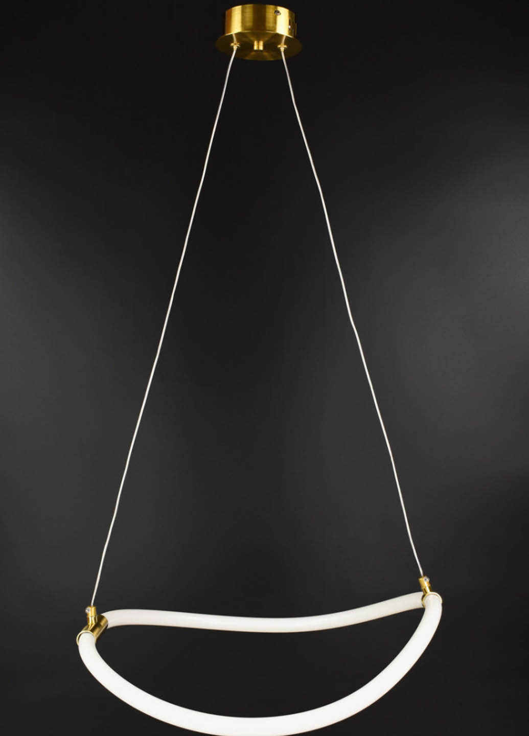 Світлодіодна потолочаня LED люстра MD8074R / 400 * 120 Золото 40х46х46 см. Handmade (234537969)