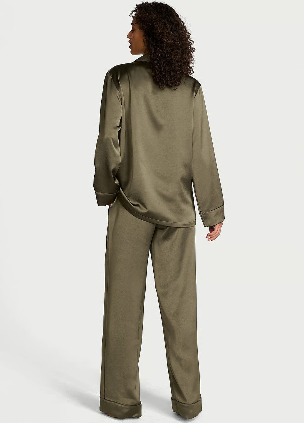 Зеленая всесезон пижама (рубашка, брюки) рубашка + брюки Victoria's Secret