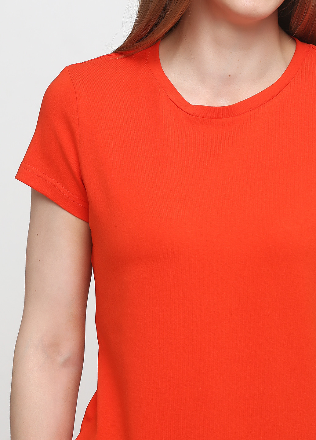 Оранжевая летняя футболка Only Women