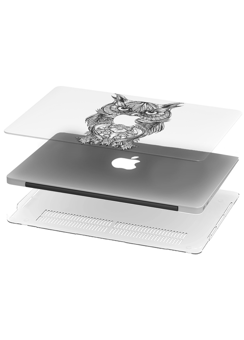 Чехол пластиковый для Apple MacBook Pro 13 A2289 / A2251 / A2338 Сова (Owl) (9772-1770) MobiPrint (218506207)