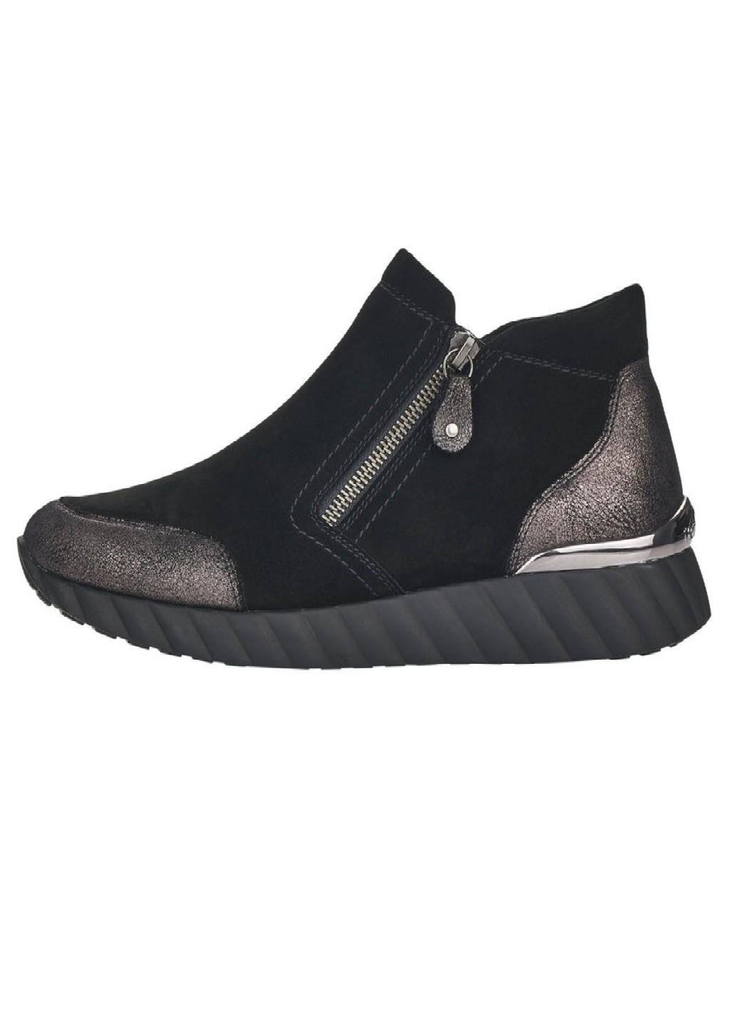 Ботинки Remonte однотонні чорні