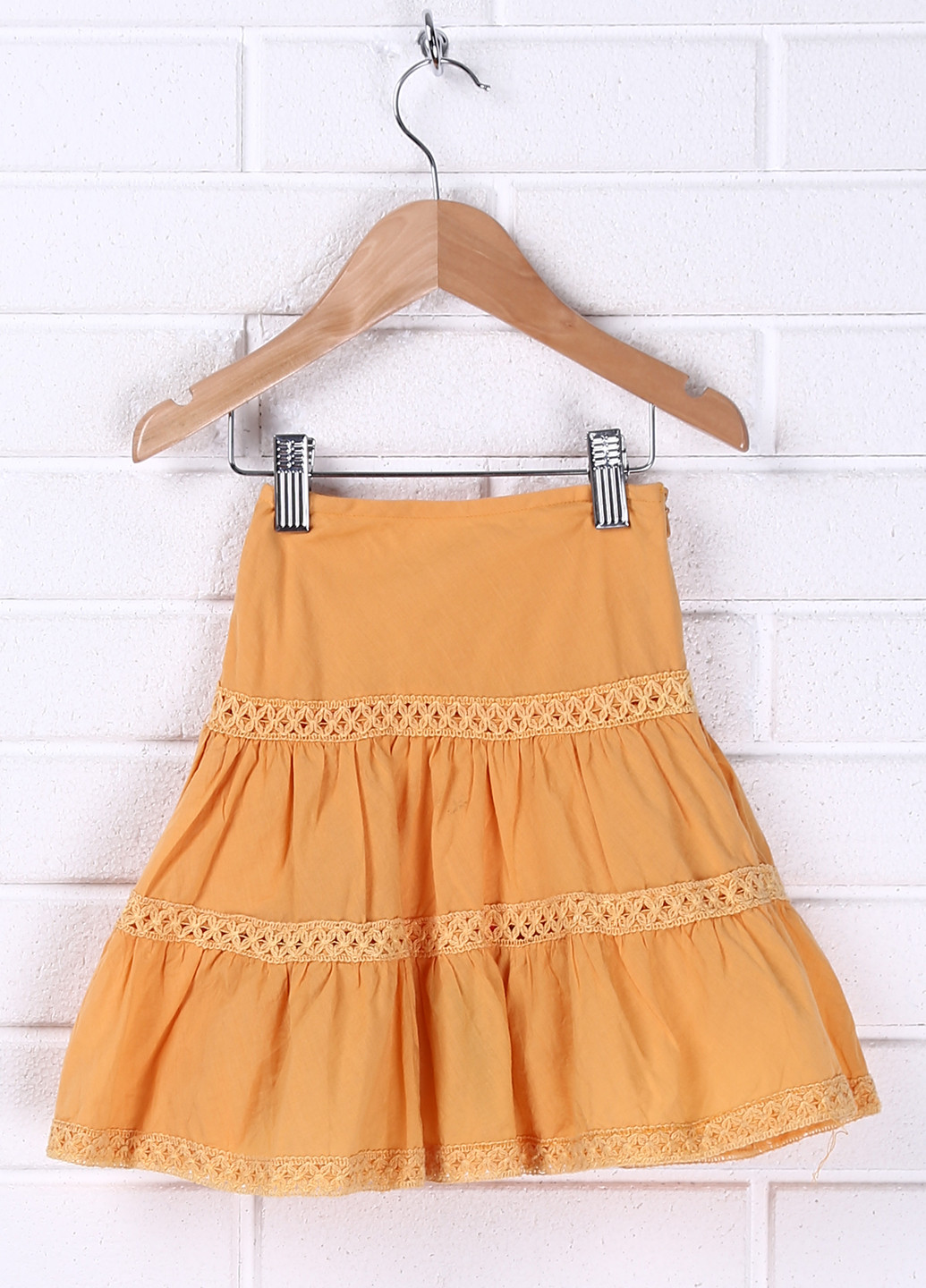 Оранжевая кэжуал юбка Sprider а-силуэта (трапеция)