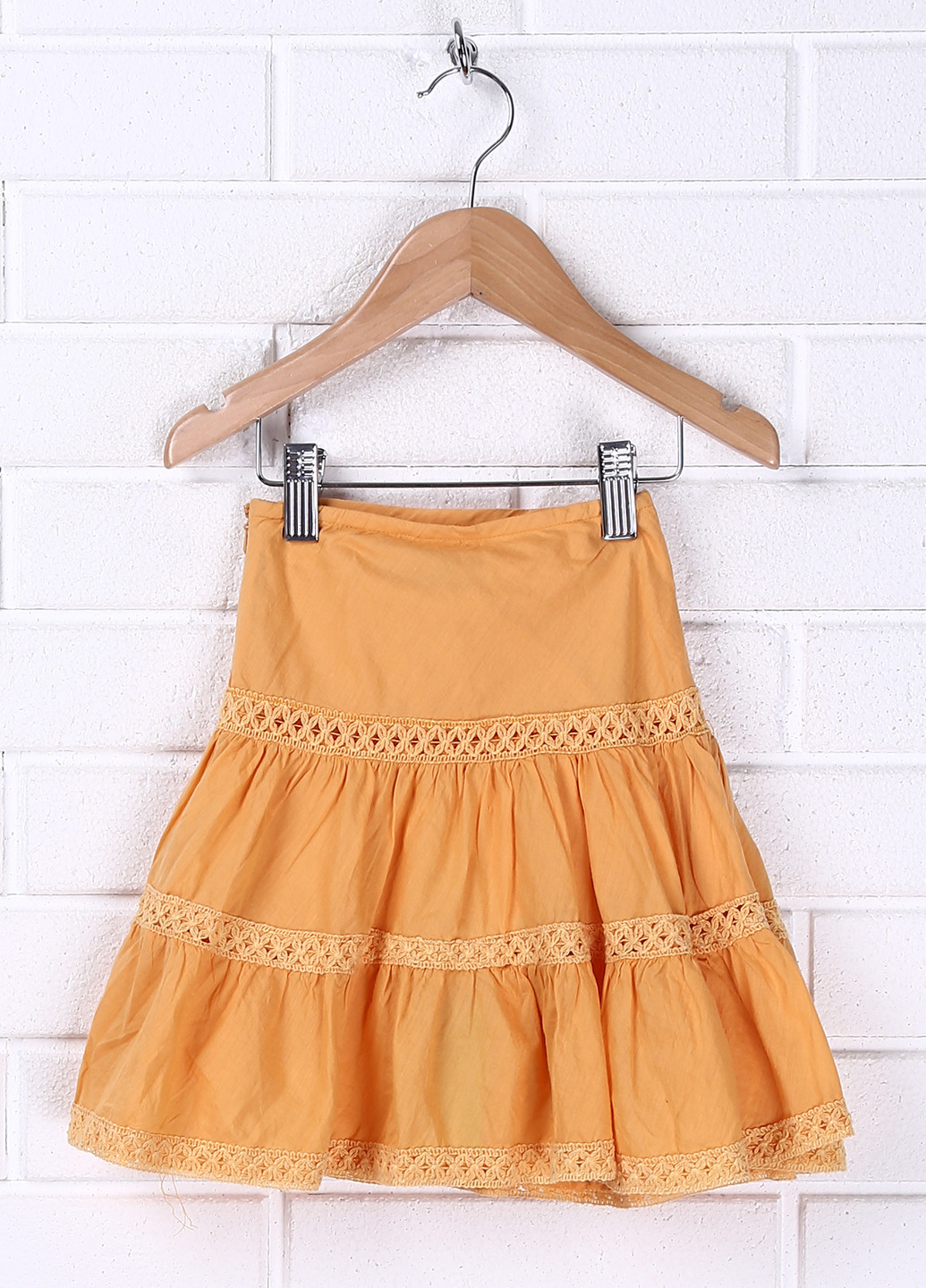 Оранжевая кэжуал юбка Sprider а-силуэта (трапеция)