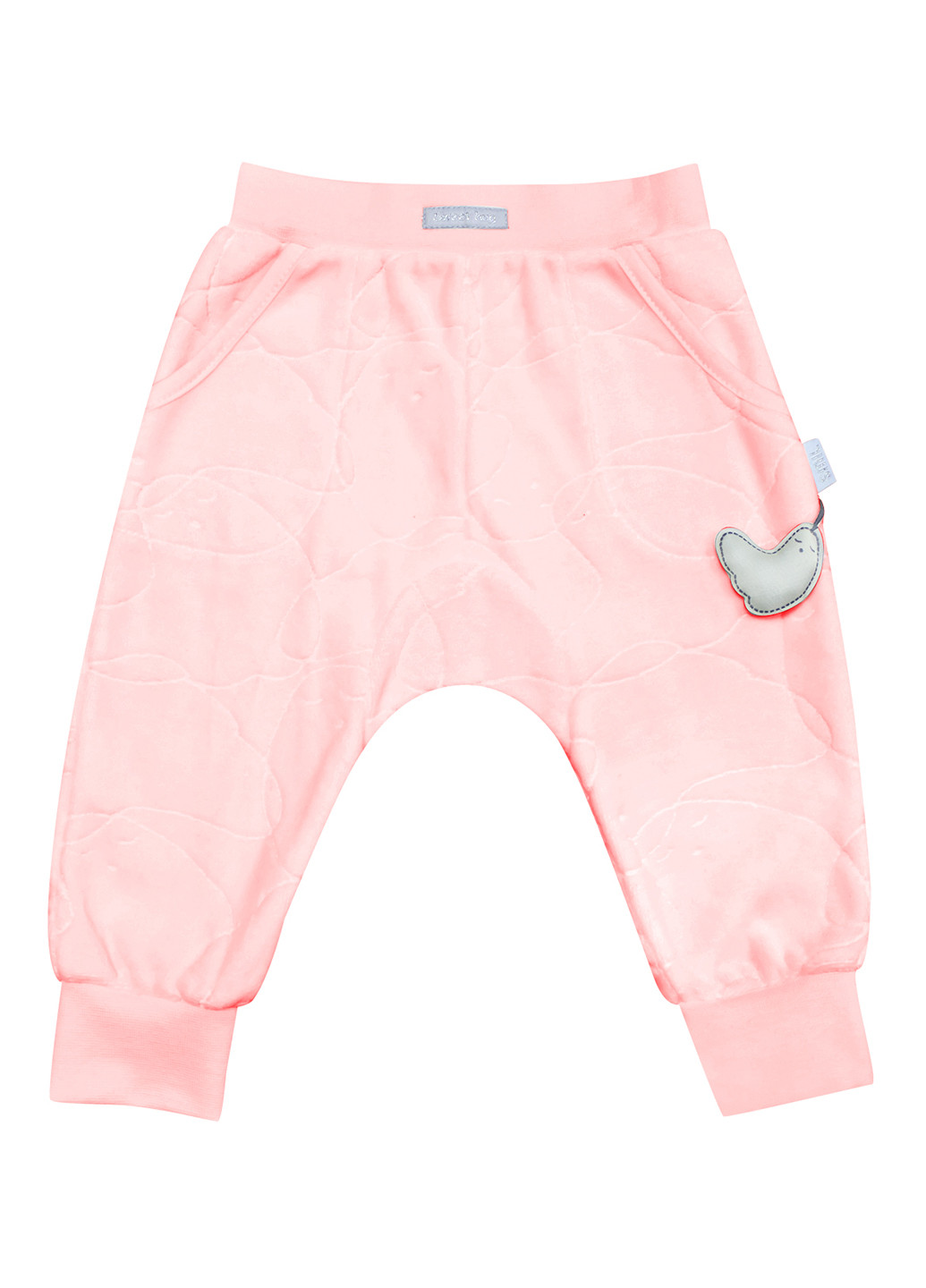 Светло-розовые домашние демисезонные брюки Смил