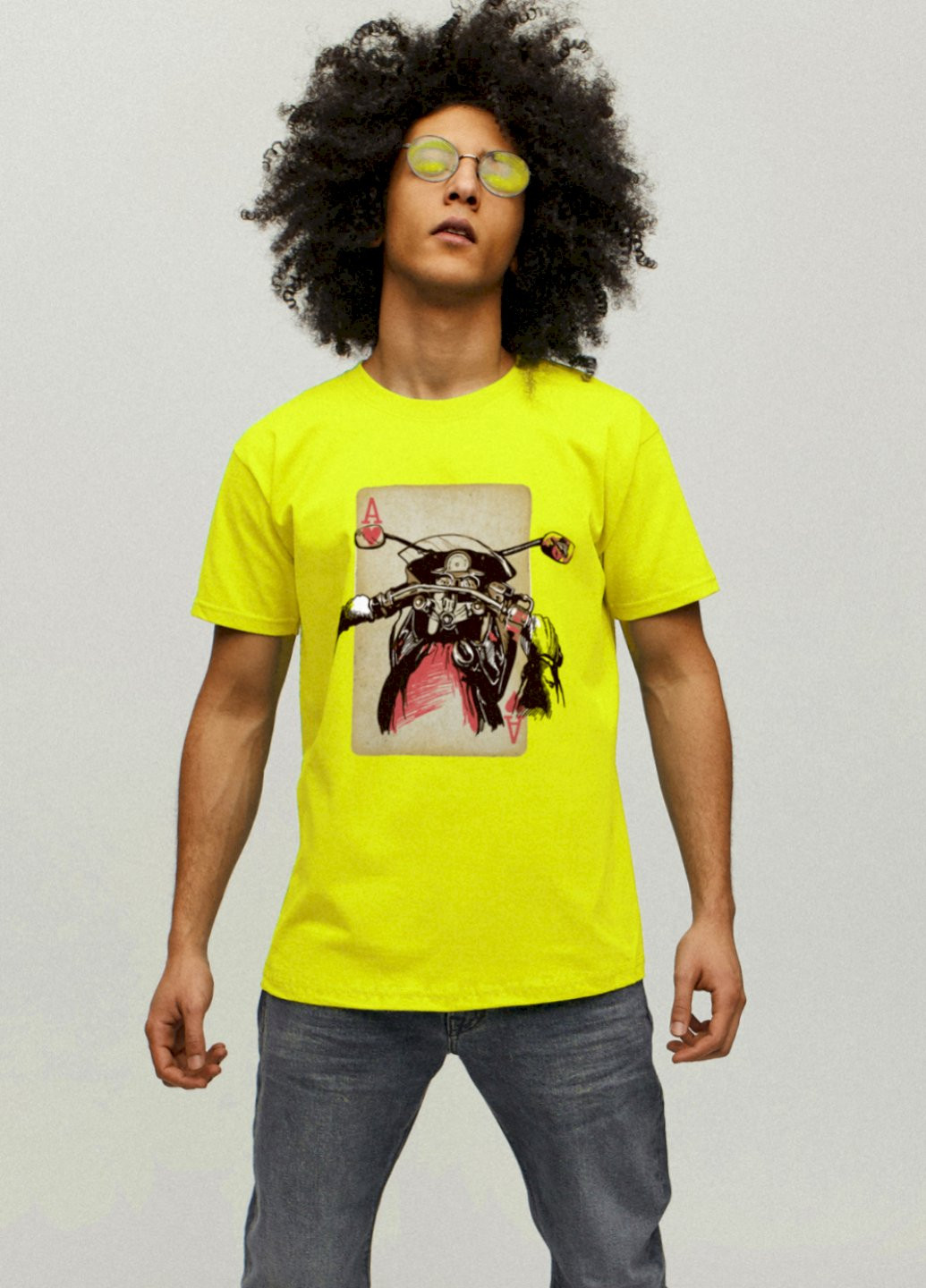 Жовта футболка чоловіча YAPPI