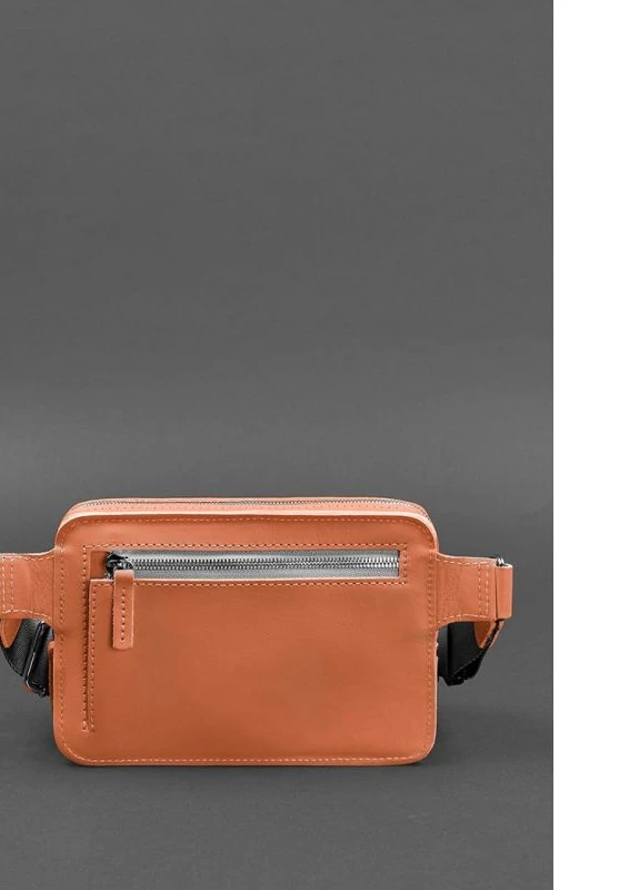 Кожаная женская поясная сумка Dropbag Mini коралловая BlankNote (235752500)
