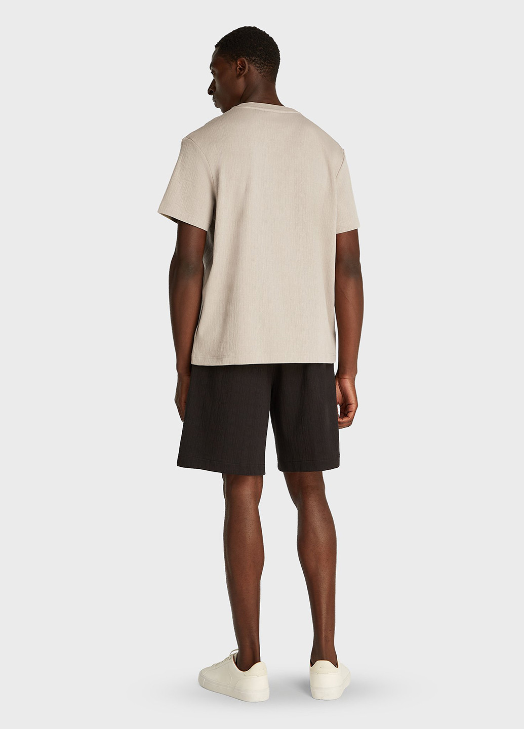 Светло-бежевая футболка Calvin Klein