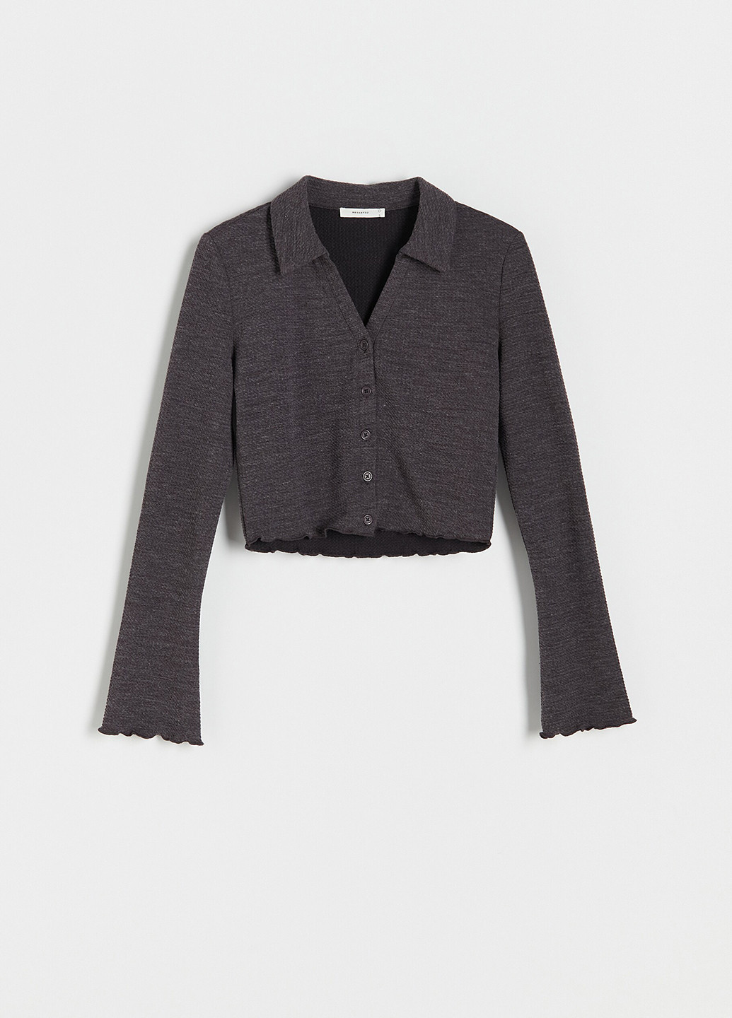 Тёмно-серая блуза Reserved