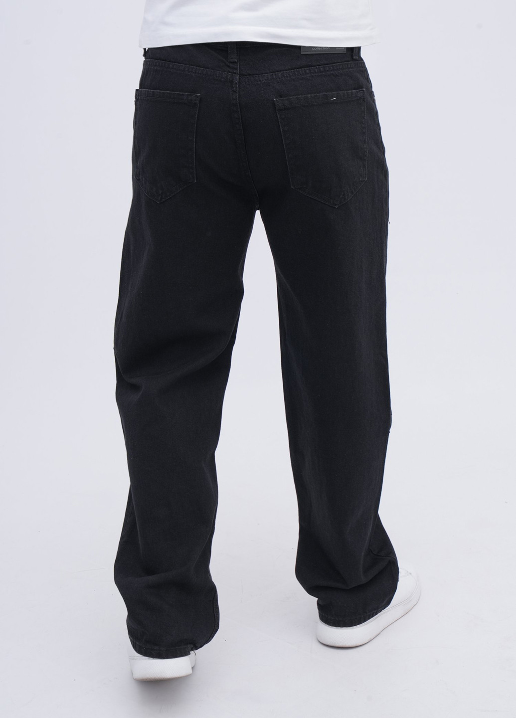 Черные демисезонные прямые джинсы Trend Collection