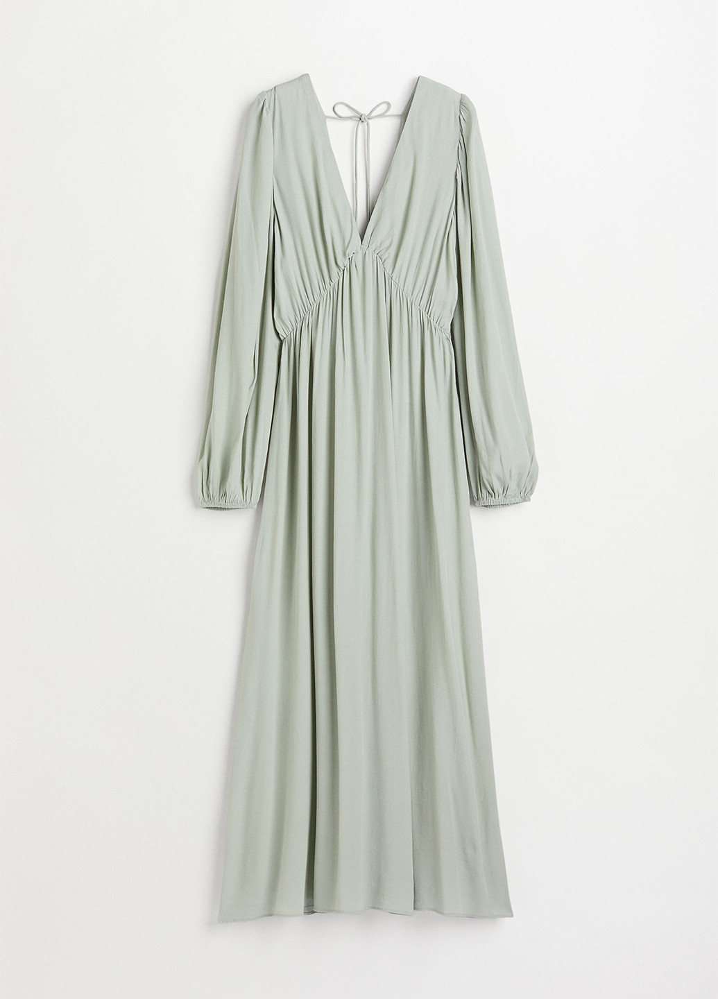 Сіро-зелена кежуал сукня кльош H&M однотонна