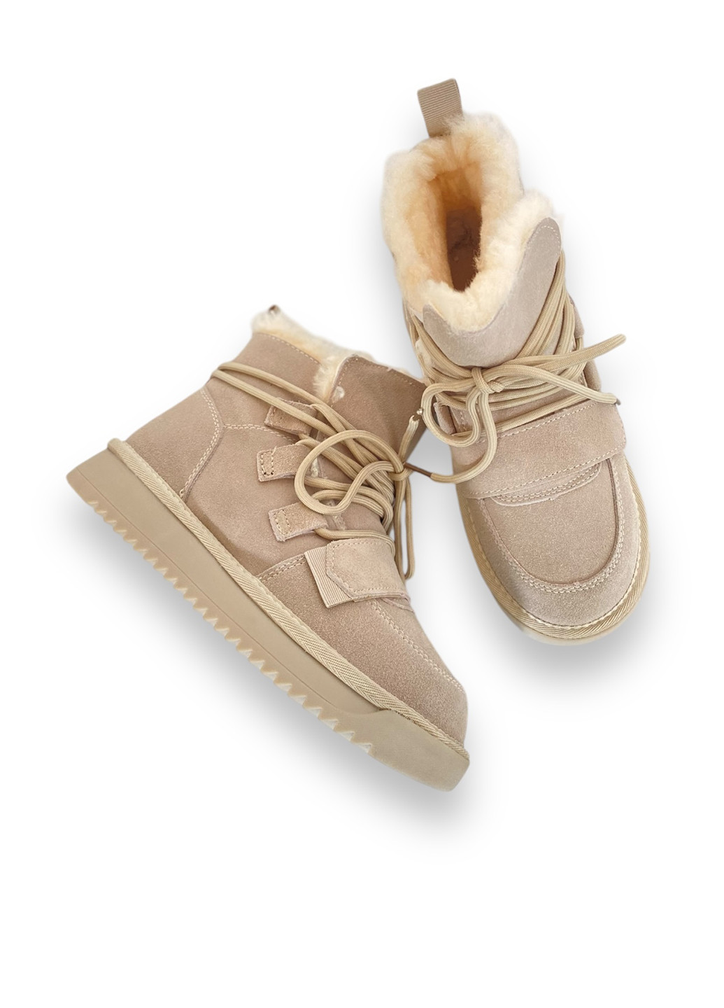 Зимние ботинки Cailaste без декора из натуральной замши