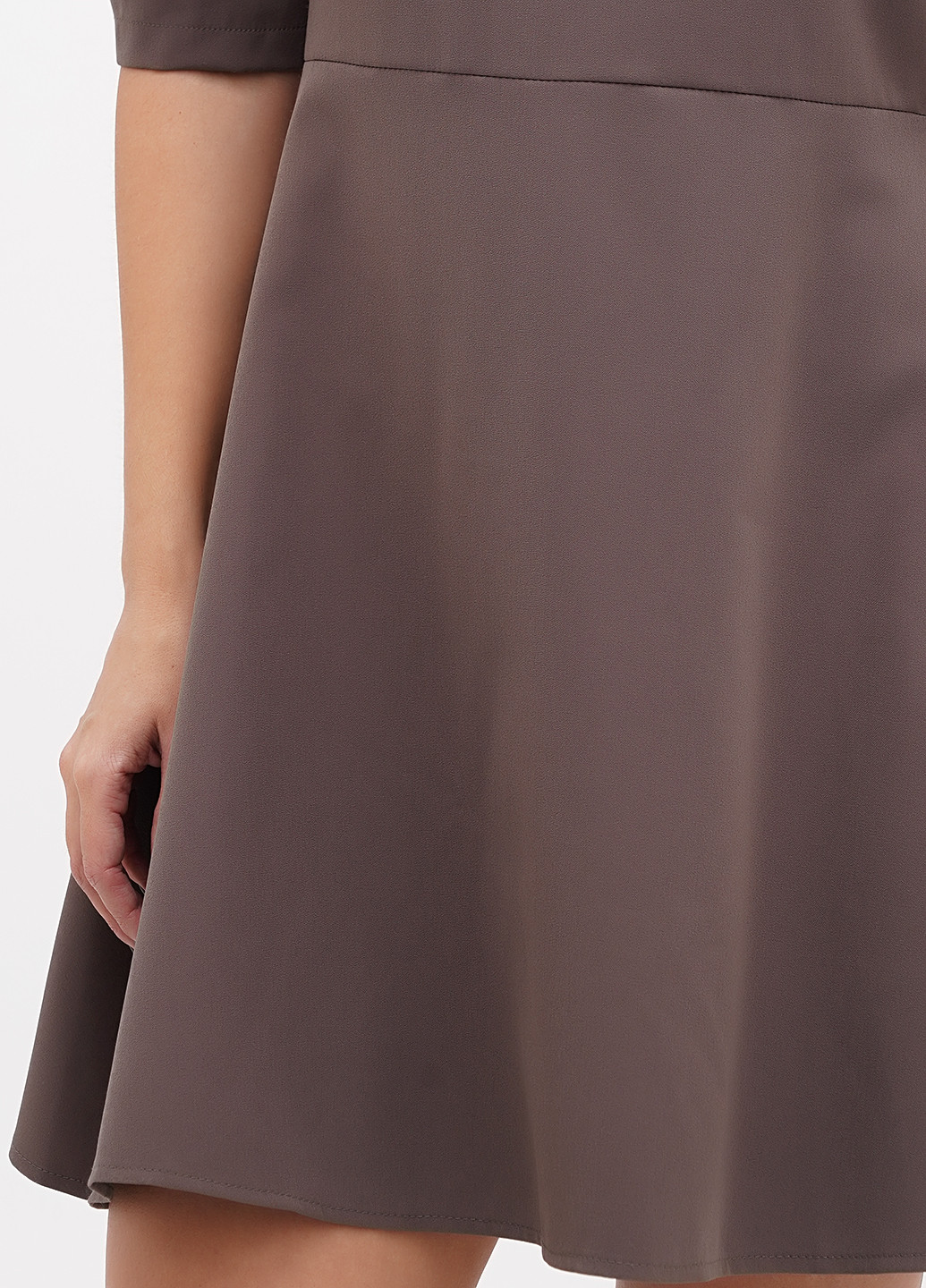 Оливкова (хакі) кежуал сукня кльош Sassofono однотонна