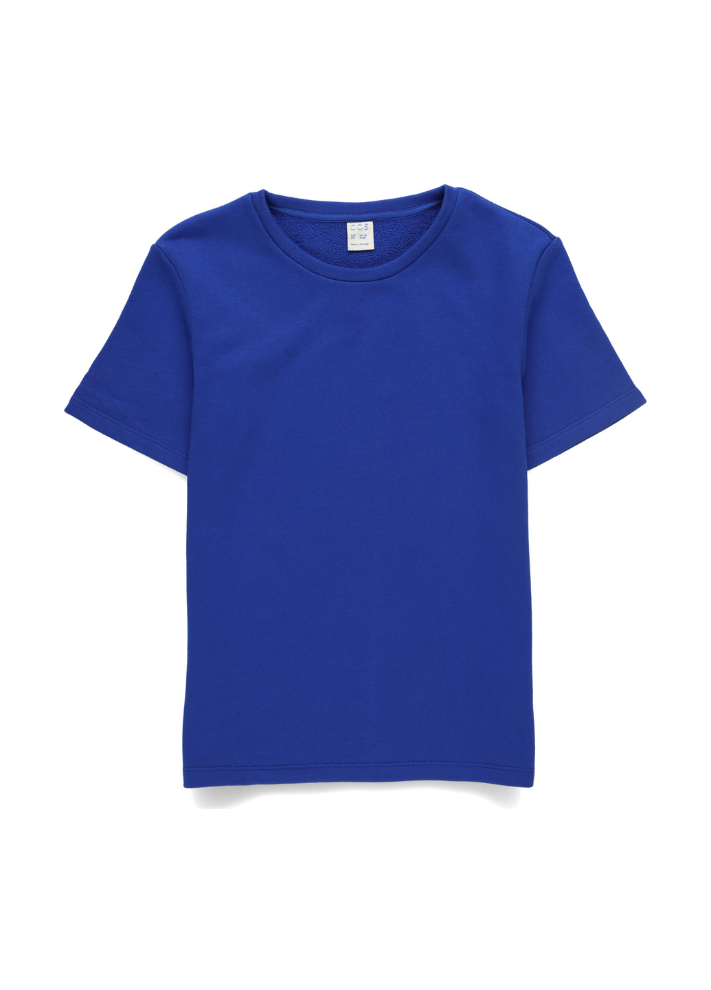 Синяя летняя футболка Cos