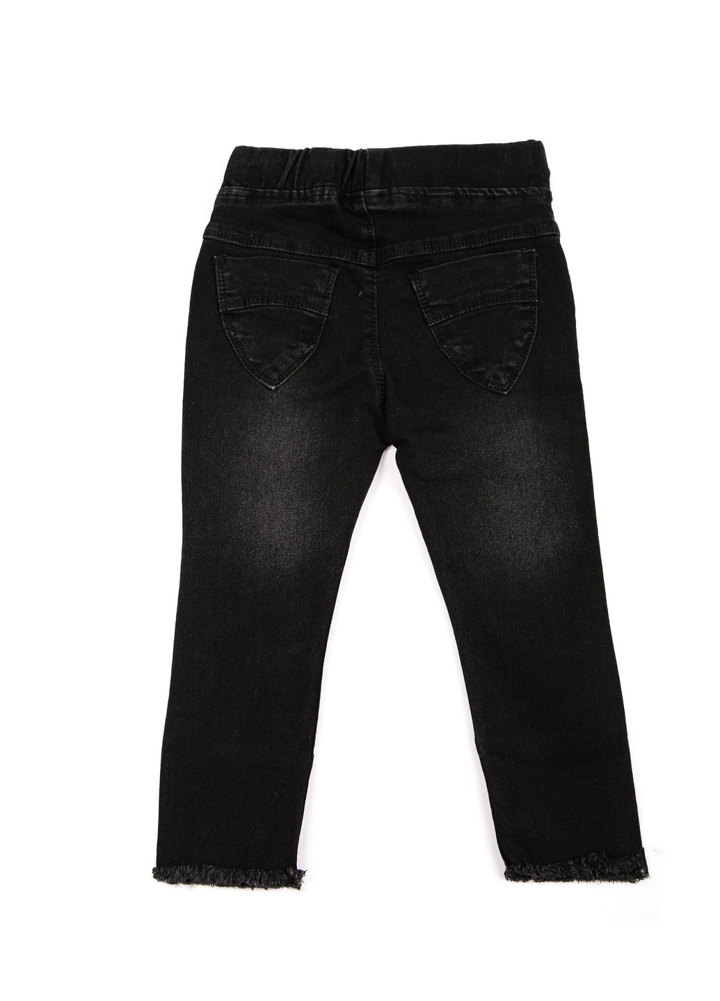 Черные демисезонные джинсы 7247 98 черный (2000904016297) Pitiki kids