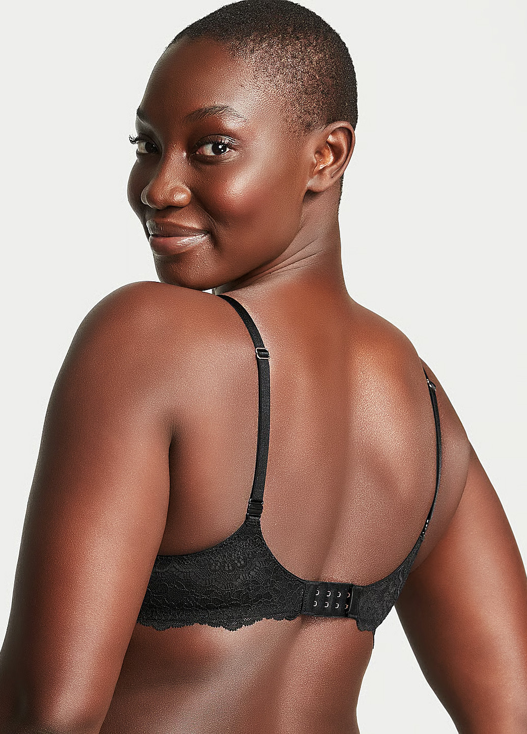 Чорний демісезонний комплект (бюстгальтер, трусики) Victoria's Secret