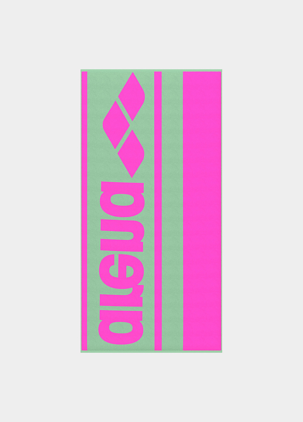 Полотенце, 180х90 см Arena логотип светло-зеленый