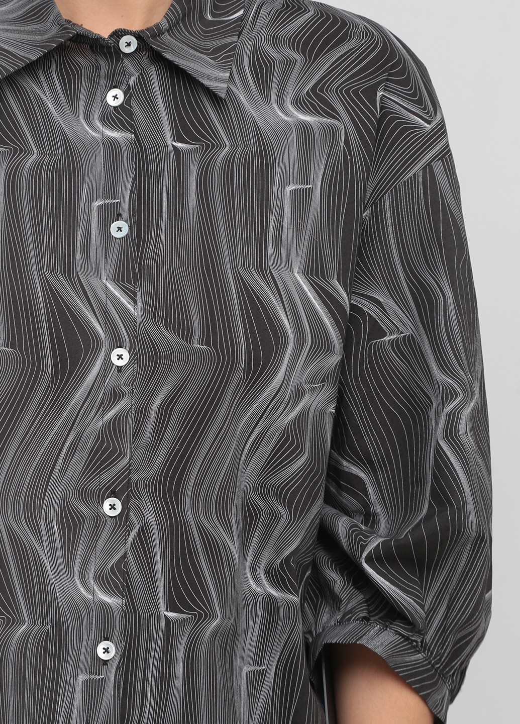 Черная демисезонная блуза Drykorn