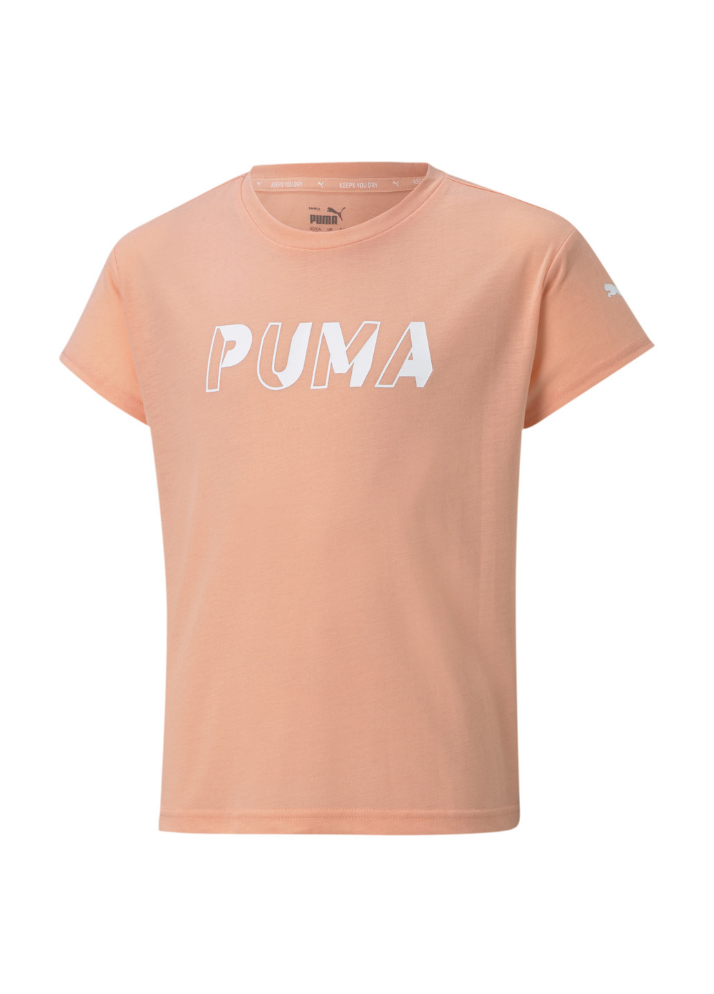 Рожева демісезонна дитяча футболка modern sports logo youth tee Puma