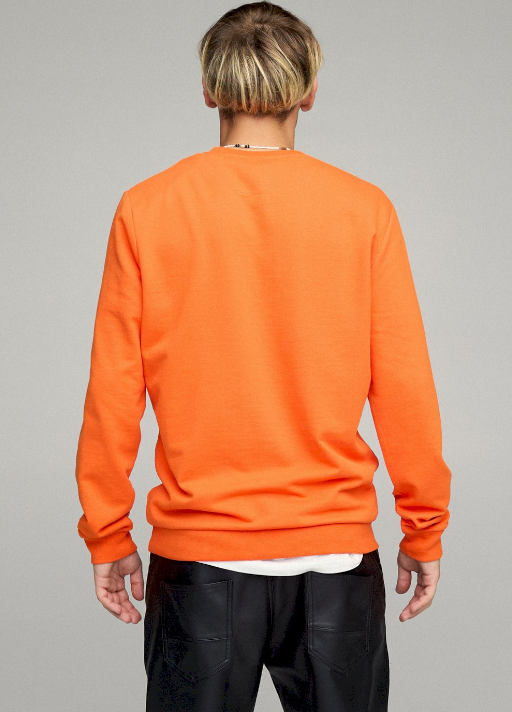 Оранжевый свитшот мужской basic /no flis/ YAPPI (252258928)