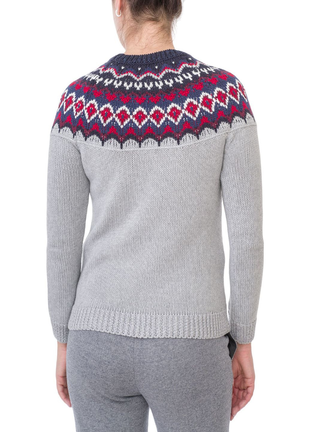 Серый зимний свитер Oui