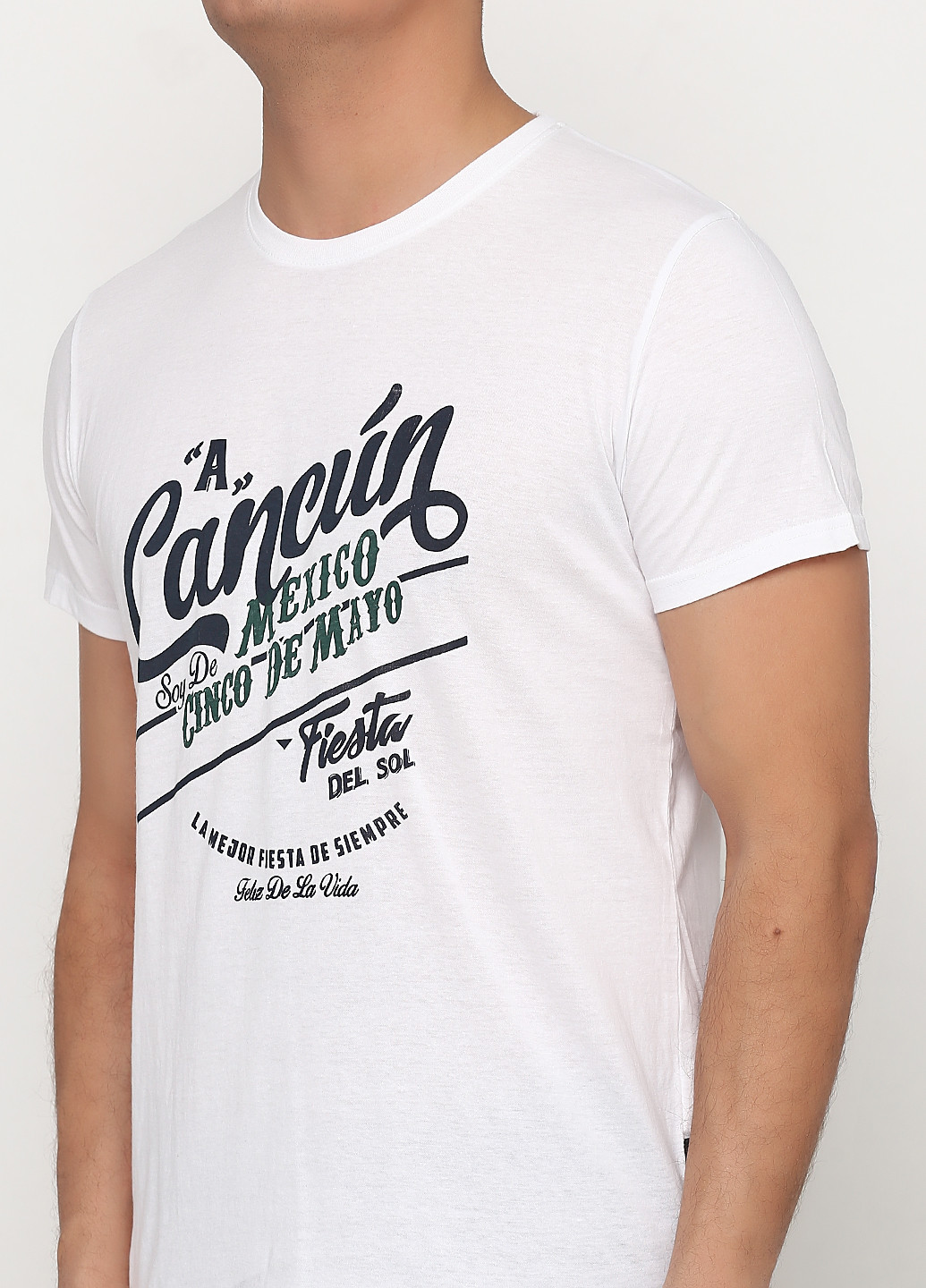 Біла футболка Solid