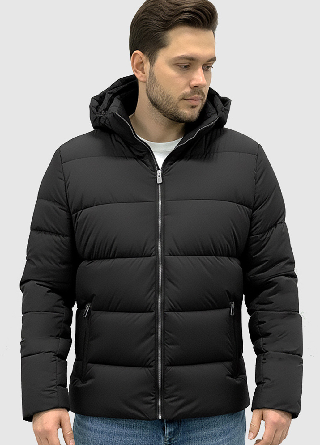 Черная демисезонная куртка Sun's House