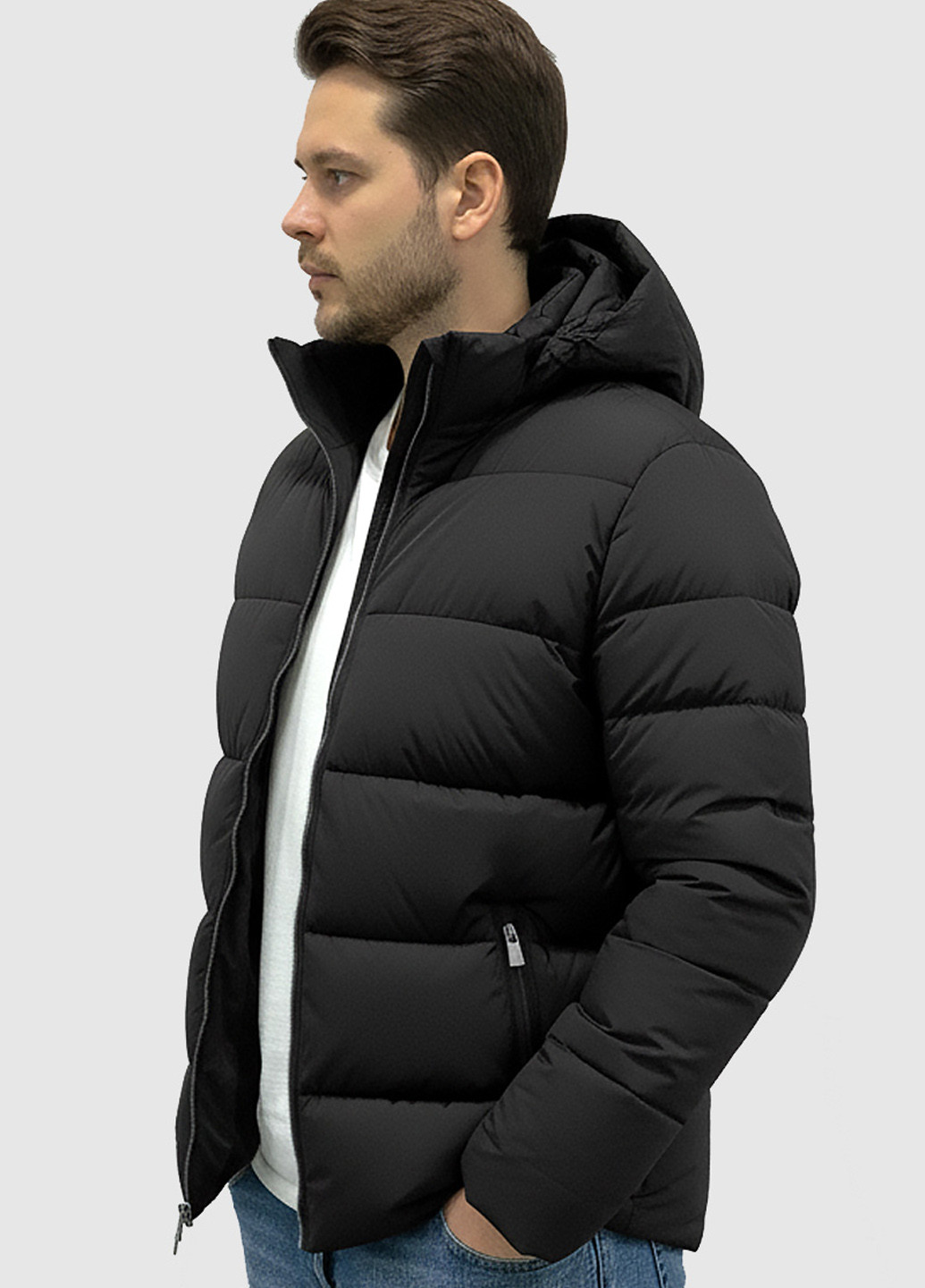 Черная демисезонная куртка Sun's House