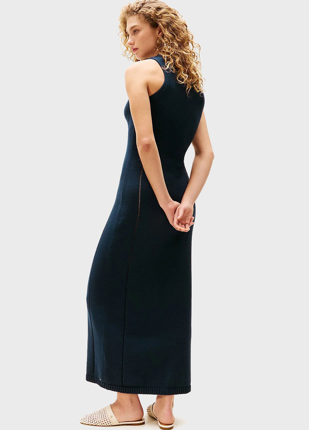 Темно-синя кежуал сукня Tommy Hilfiger однотонна